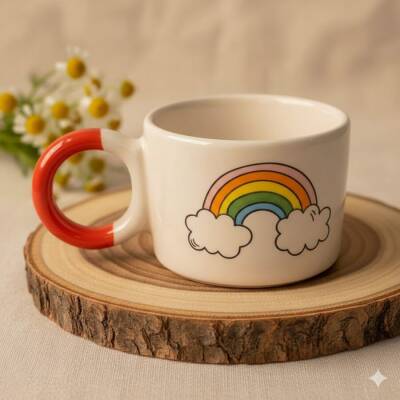 GÖKKUŞAĞI - DÜĞÜM KUPA - KIRMIZI SAP - 1