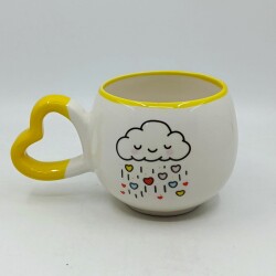 GÖKKUŞAĞI KALPLER -AMOUR KUPA - SARI SAP SARI TURNET - 