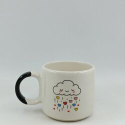 GÖKKUŞAĞI KALPLER -D KUPA - SİYAH SAP - 