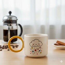 GÖKKUŞAĞI KALPLER -O KUPA - SARI SAP - 