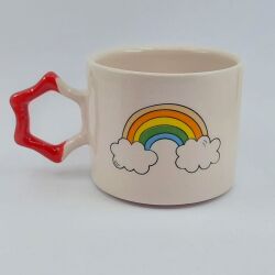 GÖKKUŞAĞI - YILDIZ KUPA - KIRMIZI SAP - 