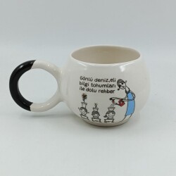 GÖNLÜ DENİZ, ELİ BİLGİ-BALONCUK KUPA - SİYAH SAP - 