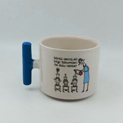 GÖNLÜ DENİZ, ELİ BİLGİ-T KUPA - AÇIK MAVİ SAP - 