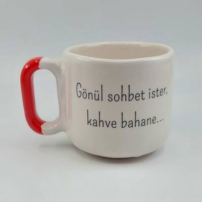 GÖNÜL SOHBET İSTER - ARYA ÇAY FİNCANI - TURUNCU SAP - 1