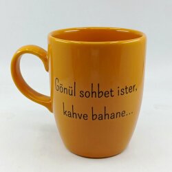 GÖNÜL SOHBET İSTER-OVAL KUPA - SARI SAP SARI GÖVDE SARI İÇ - 