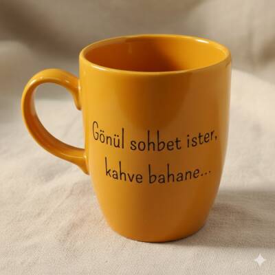 GÖNÜL SOHBET İSTER-OVAL KUPA - SARI SAP SARI GÖVDE SARI İÇ - 1