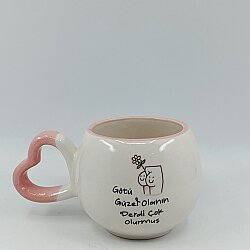 GÖTÜ GÜZEL OLANIN-AMOUR KUPA - PEMBE SAP PEMBE TURNET - 