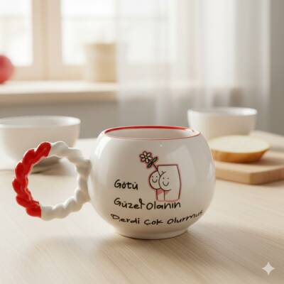 GÖTÜ GÜZEL OLANIN -BALONCUK KUPA - TURUNCU SAP - 1