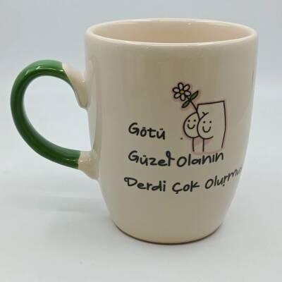 GÖTÜ GÜZEL OLANIN -OVAL KUPA - YEŞİL SAP - 1