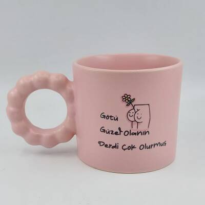 GÖTÜ GÜZEL OLANIN -PRENSES KUPA - PEMBE GÖVDE PEMBE SAP - 1