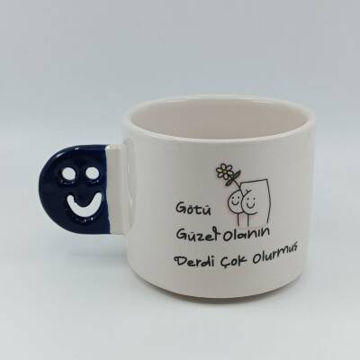 GÖTÜ GÜZEL OLANIN -SMİLE KUPA - KOBALT SAP - 1