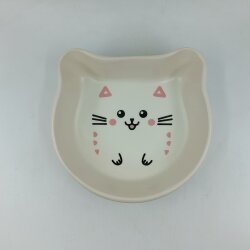 GÜLEN KEDİ-KEDİ MAMA KABI - TRANSPARAN - 