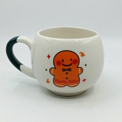 GÜLEN KURABİYE ADAM MUTLU YILLAR-BALON KUPA - YEŞİL SAP - 