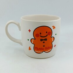 GÜLEN KURABİYE ADAM MUTLU YILLAR-BODUR KUPA - TRANSPARAN - 