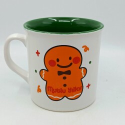 GÜLEN KURABİYE ADAM MUTLU YILLAR-İDA KUPA - TRANSPARAN SAP TRANSPARAN GÖVDE YEŞİL İÇ - 