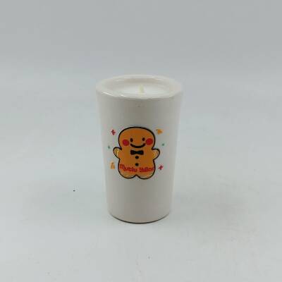 GÜLEN KURABİYE ADAM MUTLU YILLAR-SERAMİK PANDORA MUM - TEKLİ - 1