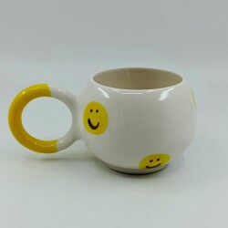 GÜLEN YÜZ - 3D-BALONCUK KUPA - 3D - 