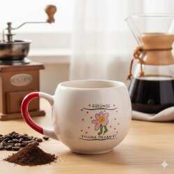 GÜLÜMSE YOLUNA DEVAM ET - BALON KUPA - KIRMIZI SAP - 