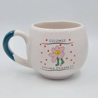 GÜLÜMSE YOLUNA DEVAM ET-BALON KUPA - YEŞİL SAP - 1