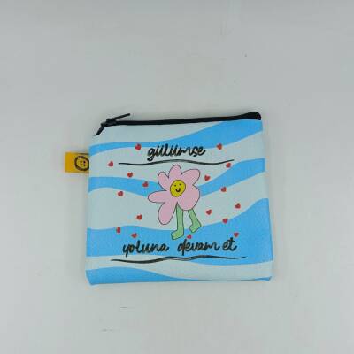 GÜLÜMSE YOLUNA DEVAM ET-BOZUK PARA CÜZDANI - TEKLİ - 1