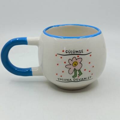 GÜLÜMSE YOLUNA DEVAM ET-UPA KUPA - MAVİ SAP MAVİ TURNET - 1