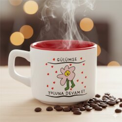 GÜLÜMSE YOLUNA DEVAM ET - VENUS KUPA - KIRMIZI İÇ - 