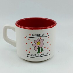 GÜLÜMSE YOLUNA DEVAM ET - VENUS KUPA - KIRMIZI İÇ - 