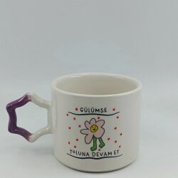 GÜLÜMSE YOLUNA DEVAM ET-YILDIZ KUPA - MOR SAP - 