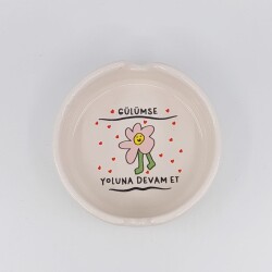 GÜLÜMSE YOLUNA DEVAM ET-YUVARLAK KÜÇÜK KÜLLÜK - TRANSPARAN - 