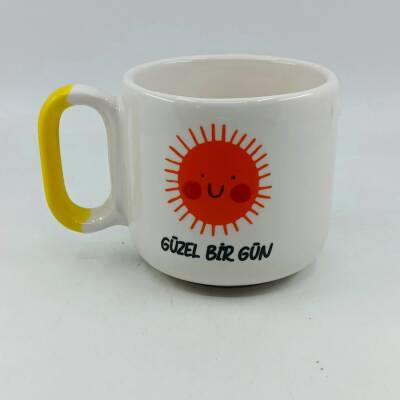 GÜZEL BİR GÜN-ARYA ÇAY FİNCANI - SARI SAP - 1