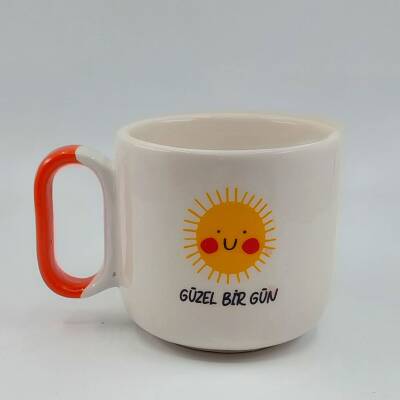 GÜZEL BİR GÜN-ARYA ÇAY FİNCANI - TURUNCU SAP - 1