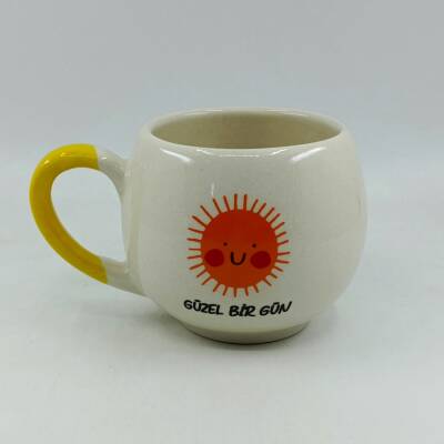 GÜZEL BİR GÜN-BALON KUPA - SARI SAP - 1