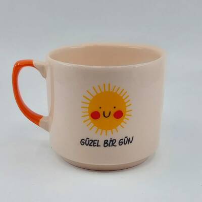 GÜZEL BİR GÜN-MİSTİK KUPA - TURUNCU SAP - 1