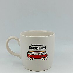 HADİ Bİ YERLERE GİDELİM-BODUR KUPA - TRANSPARAN - 