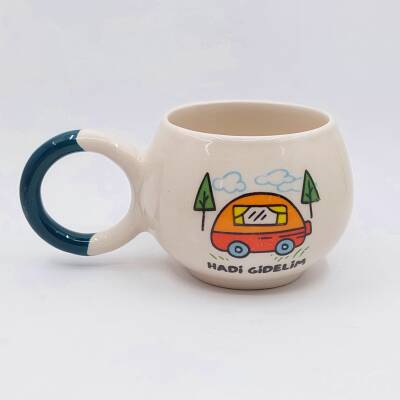 HADİ GİDELİM DODDLE-BALONCUK KUPA - YEŞİL SAP - 1