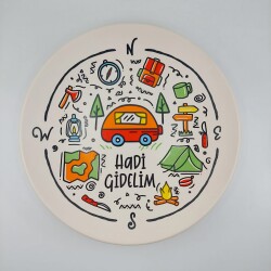 HADİ GİDELİM VOSVOS-SATÜRN SUNUM TABAĞI - TRANSPARAN GÖVDE - 