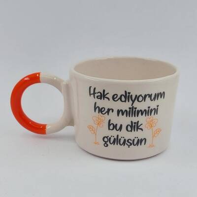 HAKEDİYORUM HER MİLİMİNİ - DÜĞÜM KUPA - TURUNCU SAP - 1
