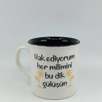 HAKEDİYORUM HER MİLİMİNİ-İDA KUPA - TRANSPARAN SAP TRANSPARAN GÖVDE SİYAH İÇ - 1