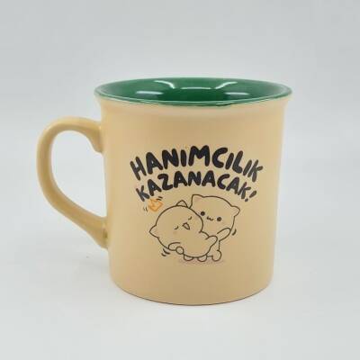 HANIMCILIK KAZANACAK-İDA KUPA - SARI SAP SARI GÖVDE YEŞİL İÇ - 1