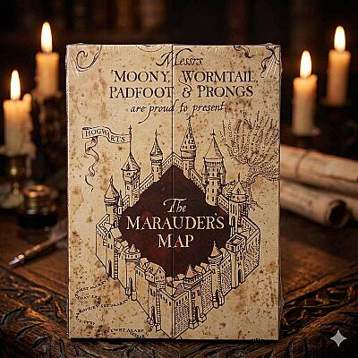 HARRY POTTER HARİTA-ÖZEL SERİ DEFTER - TEKLİ - 1