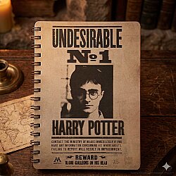 HARRY POTTER LENSLİ-ÖZEL SERİ DEFTER - TEKLİ - 