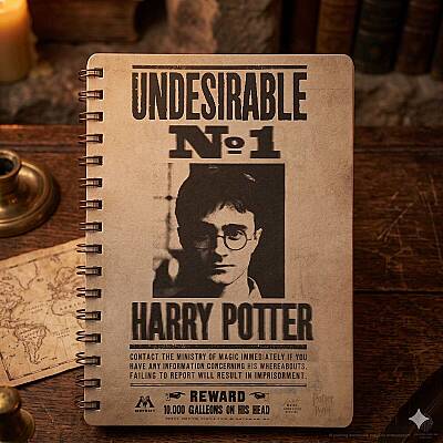 HARRY POTTER LENSLİ-ÖZEL SERİ DEFTER - TEKLİ - 1