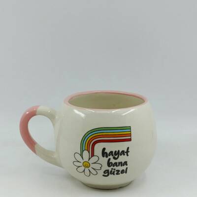 HAYAT BANA GÜZEL-BALON KUPA - PEMBE SAP PEMBE TURNET - 1