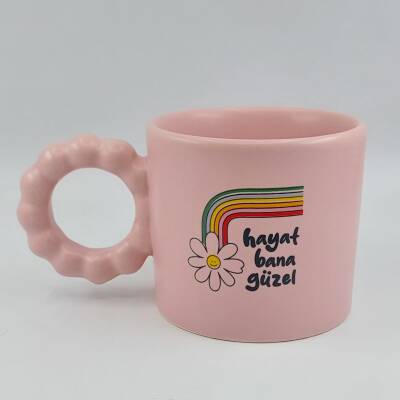 HAYAT BANA GÜZEL-PRENSES KUPA - PEMBE GÖVDE PEMBE SAP - 1