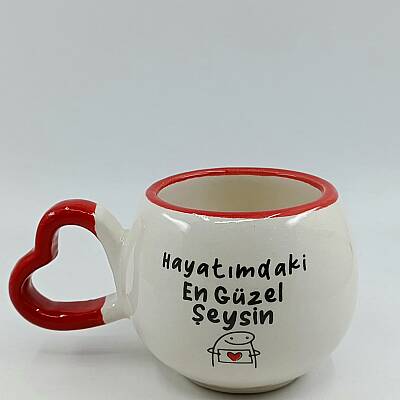 HAYATIMDAKİ EN GÜZEL ŞEYSİN-AMOUR KUPA - KIRMIZI SAP KIRMIZI TURNET - 1