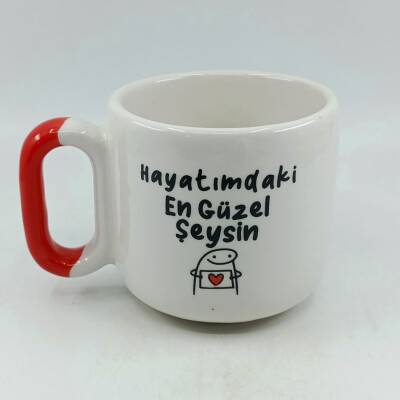 HAYATIMDAKİ EN GÜZEL ŞEYSİN-ARYA ÇAY FİNCANI - TURUNCU SAP - 1