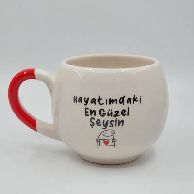 HAYATIMDAKİ EN GÜZEL ŞEYSİN-BALON KUPA - KIRMIZI SAP - 1