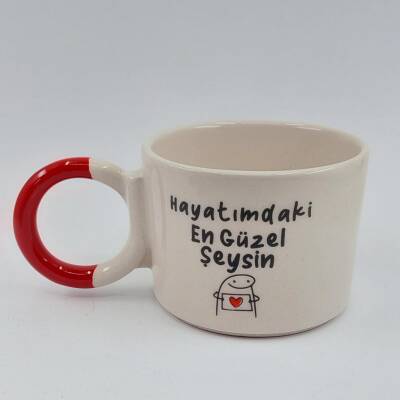 HAYATIMDAKİ EN GÜZEL ŞEYSİN-DÜĞÜM KUPA - KIRMIZI SAP - 1