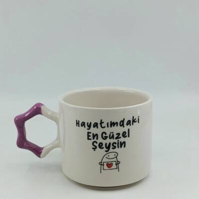 HAYATIMDAKİ EN GÜZEL ŞEYSİN-YILDIZ KUPA - MOR SAP - 1