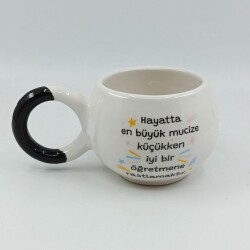 HAYATTAKİ EN BÜYÜK MUCİZE-BALONCUK KUPA - SİYAH SAP - 